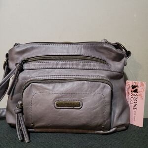 Stone & Co. Charcoal Crossbody Bag